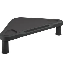 vidaXL Support de moniteur d'angle Noir 49x28x10,5 cm