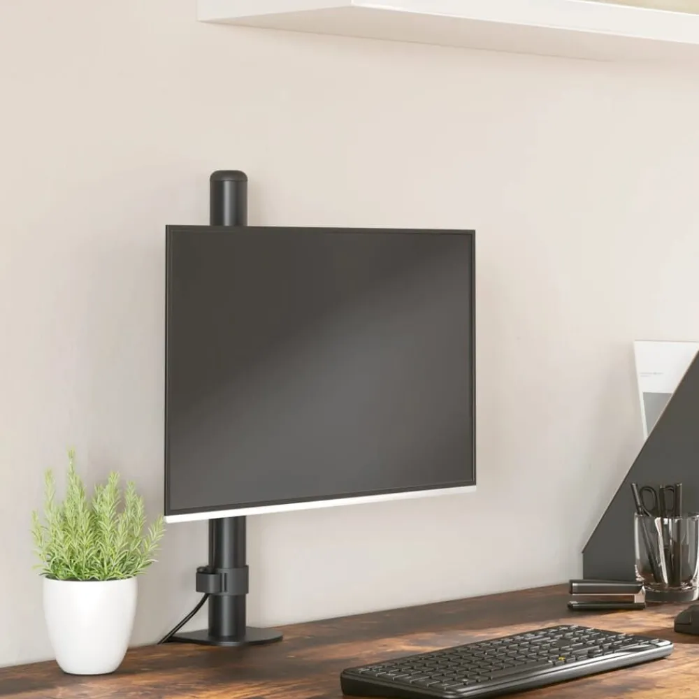 Appareils Électroniques-vidaXL Support de moniteur noir acier VESA 75/100 mm