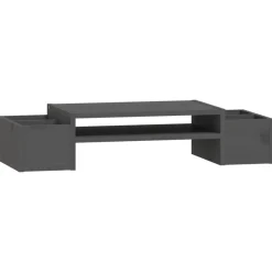 vidaXL Support de moniteur 70x27,5x15 cm Bois de pin solide