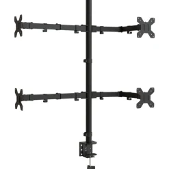 vidaXL Support de moniteur noir acier VESA 75/100 mm