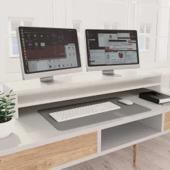 vidaXL Support de moniteur 100 x 24 x 13 cm Bois d'ingénierie