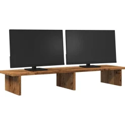 vidaXL Support de moniteur 100x27x15 cm bois d'ingénierie