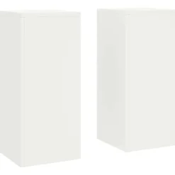 vidaXL Support de Plante 2 pcs 24 x 24 x 55 cm Acier
