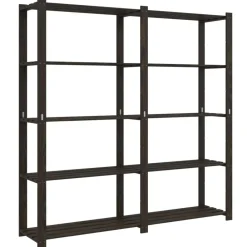 vidaXL Support de rangement à 5 niveaux 170x38x170 cm bois pin