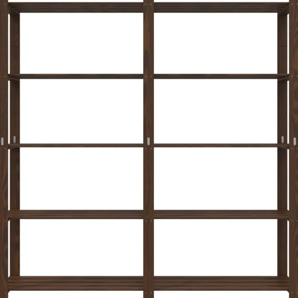 Stockage Industriel-vidaXL Support de rangement à 5 niveaux 170x38x170 cm bois pin Marron