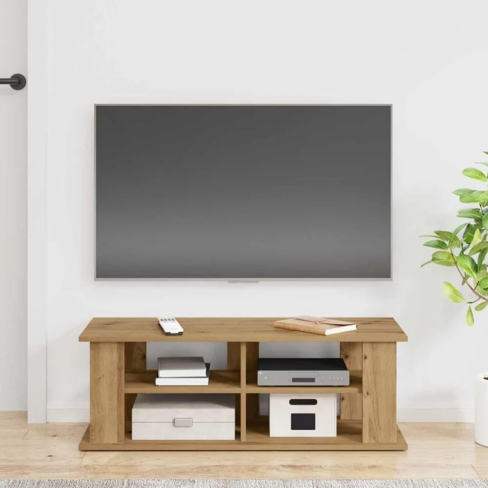 Meubles Tv-vidaXL Support de télévision Chêne artisanal 96 x 35 x 33,5 cm chêne artisanal