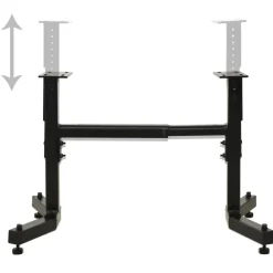 vidaXL Support de tour à bois universel