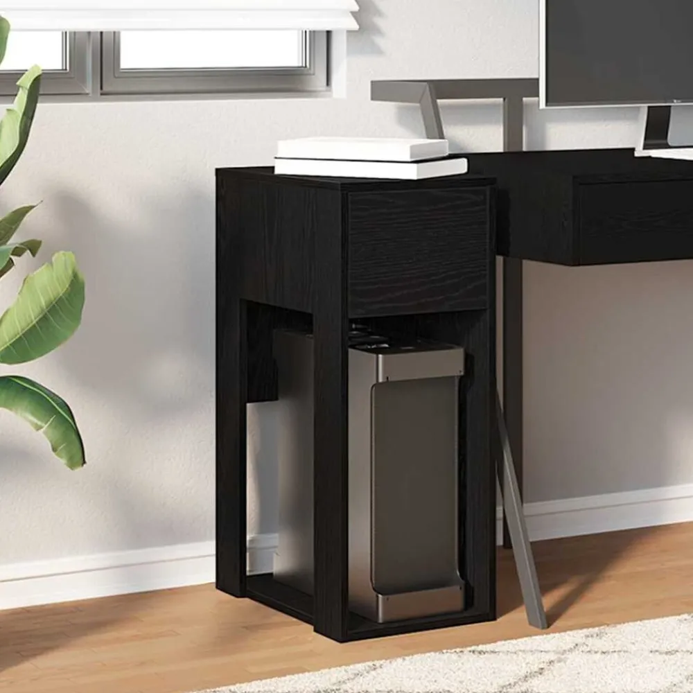 vidaXL Support de tour d'ordinateur avec tiroir 30x44x74 cm