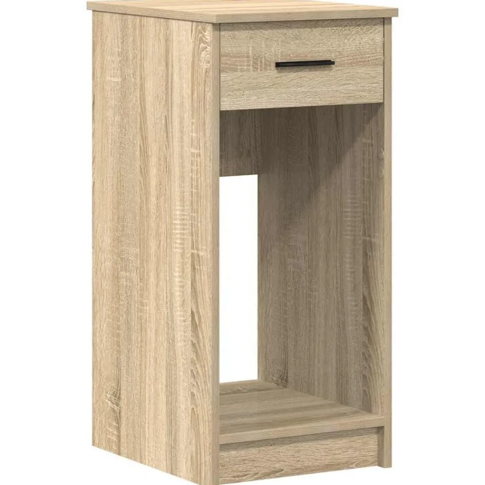 vidaXL Support de tour d'ordinateur et tiroir chêne sonoma 35x45x77 cm