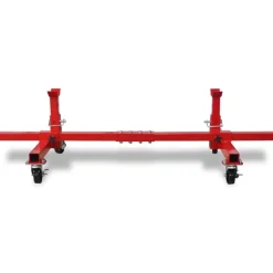 vidaXL Support d'essieu mobile Rouge
