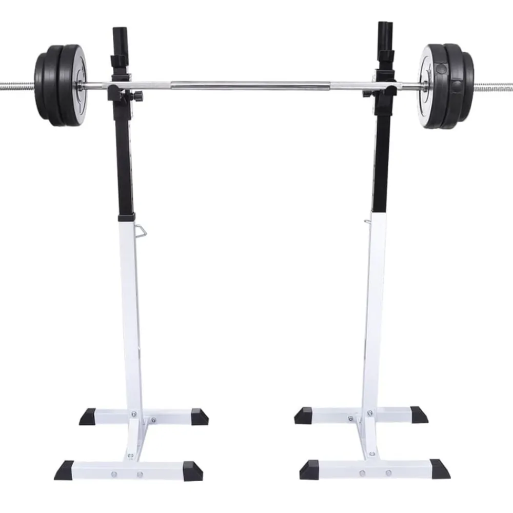 Entraînement & Fitness-vidaXL Support d'haltères avec jeu d'haltères et de poids 30,5 kg