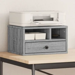 vidaXL Support d'imprimante 40x32x22,5cm bois d'ingénierie