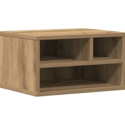 Appareils Électroniques-vidaXL Support d'imprimante Chêne artisanal 40 x 32 x 22,5 cm ch&ecirc;ne artisanal