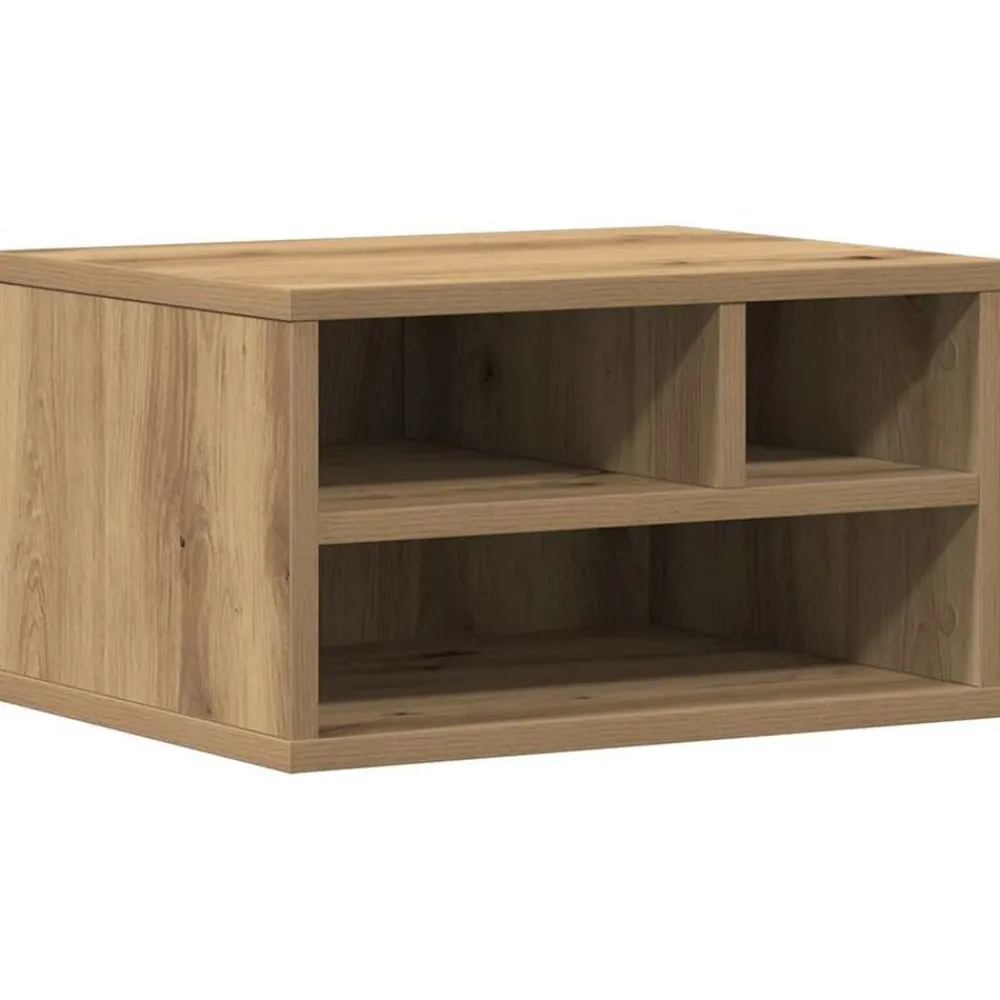 Appareils Électroniques-vidaXL Support d'imprimante Chêne artisanal 40 x 32 x 22,5 cm chêne artisanal