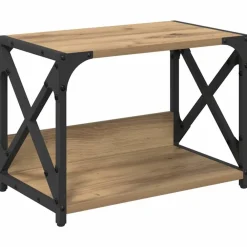 vidaXL Support d'imprimante Chêne artisanal 44 x 26 x 31.5 cm