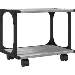 vidaXL Support d'imprimante à 2 niveaux 41x28x33,5 cm
