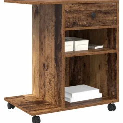 vidaXL Support d'imprimante avec tiroir 60 x 40 x 68,5 cm