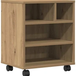 vidaXL Support d'imprimante chêne artisanal 41 x 32 x 48 cm