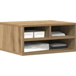 vidaXL Support d'imprimante Chêne artisanal 49 x 40 x 22,5 cm