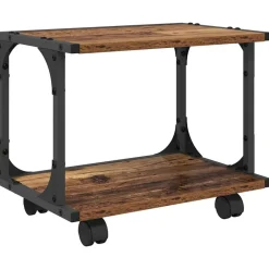 Appareils Électroniques-vidaXL Support d'imprimante 41 x 28 x 33.5 cm Bois ancien