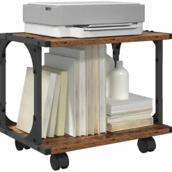 Appareils Électroniques-vidaXL Support d'imprimante 41 x 28 x 33.5 cm Bois ancien