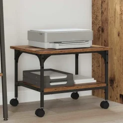 vidaXL Support d'imprimante 50 x 40 x 38 cm