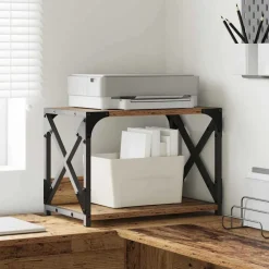 vidaXL Support d'imprimante 44 x 26 x 31.5 cm