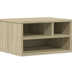 Appareils Électroniques-vidaXL Support d'imprimante chêne sonoma 40x32x22,5 cm bois ingénierie Ch&ecirc;ne sonoma