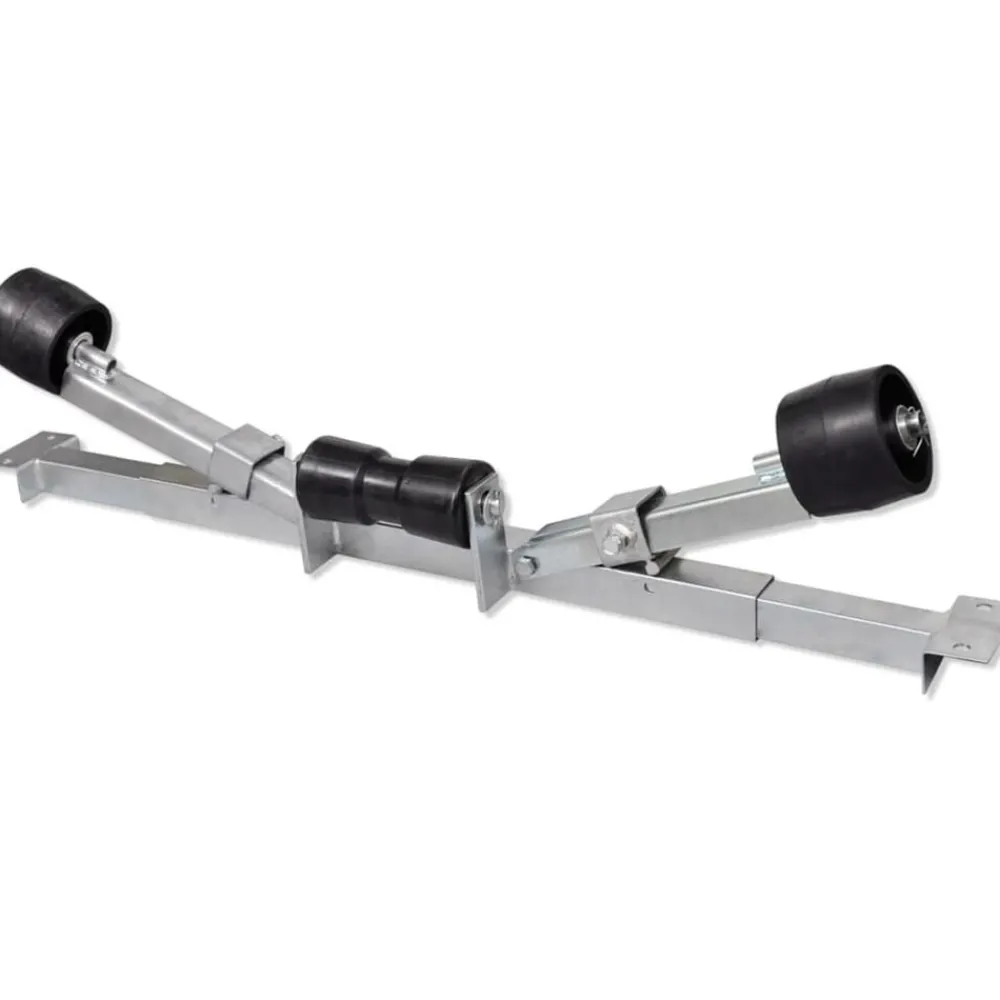 vidaXL Support inférieur de remorque de bateau avec rouleaux