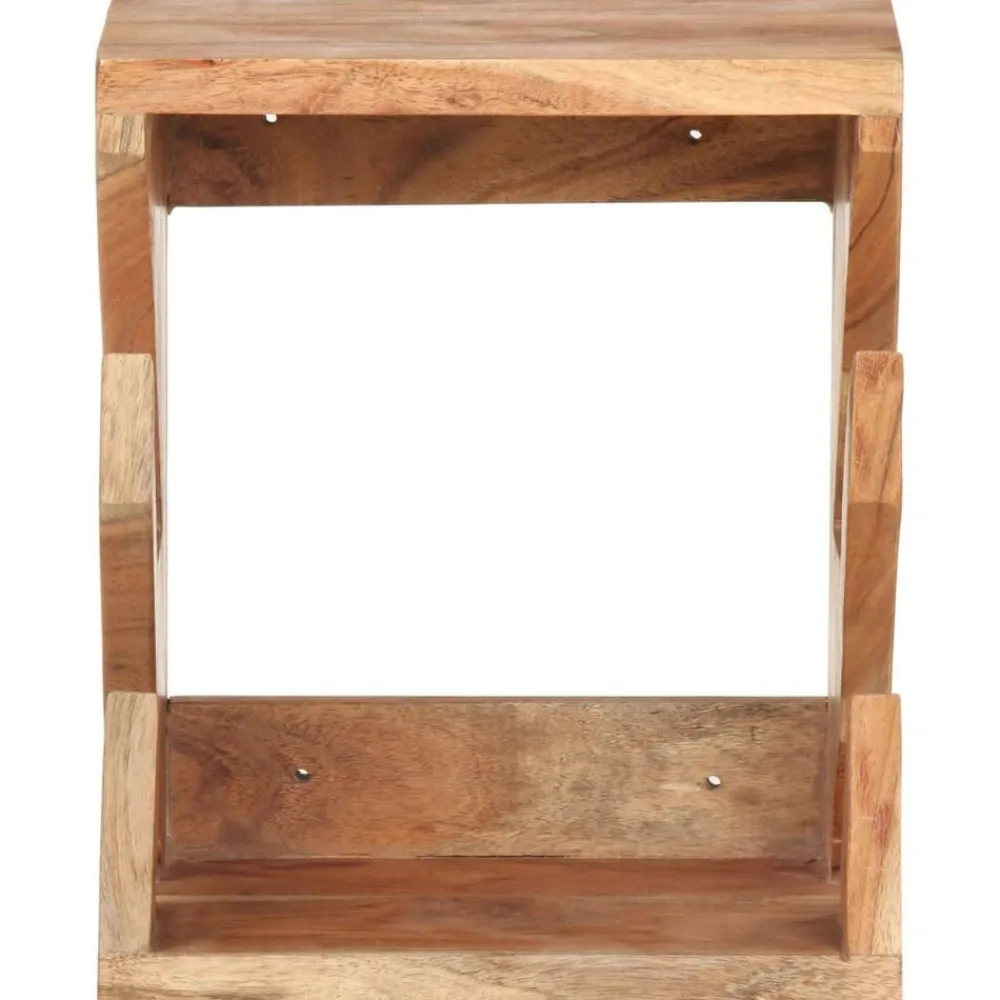 vidaXL Support mural de planche à roulettes 25x20x30 cm Bois d'acacia