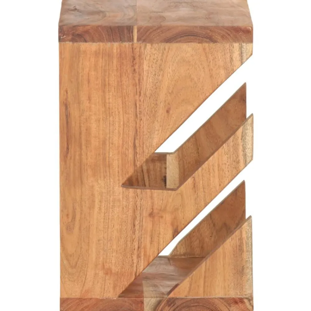 vidaXL Support mural de planche à roulettes 25x20x30 cm Bois d'acacia