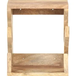 vidaXL Support mural de planche à roulettes 25x20x30 cm Bois manguier