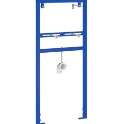 vidaXL Support mural de salle de bain Bleu 50 x 3 x 112 cm