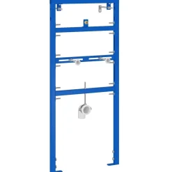 vidaXL Support mural de salle de bain Bleu 50 x 3 x 112 cm