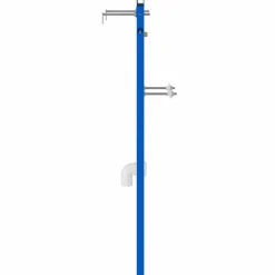 vidaXL Support mural de salle de bain Bleu 50 x 3 x 112 cm
