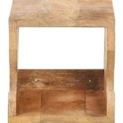 vidaXL Support mural de vélos 35x25x25 cm Bois de manguier brut solide