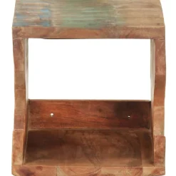 Pièces Détachées Pour Véhicules-vidaXL Support mural de vélos 35x25x25 cm Bois de récupération massif