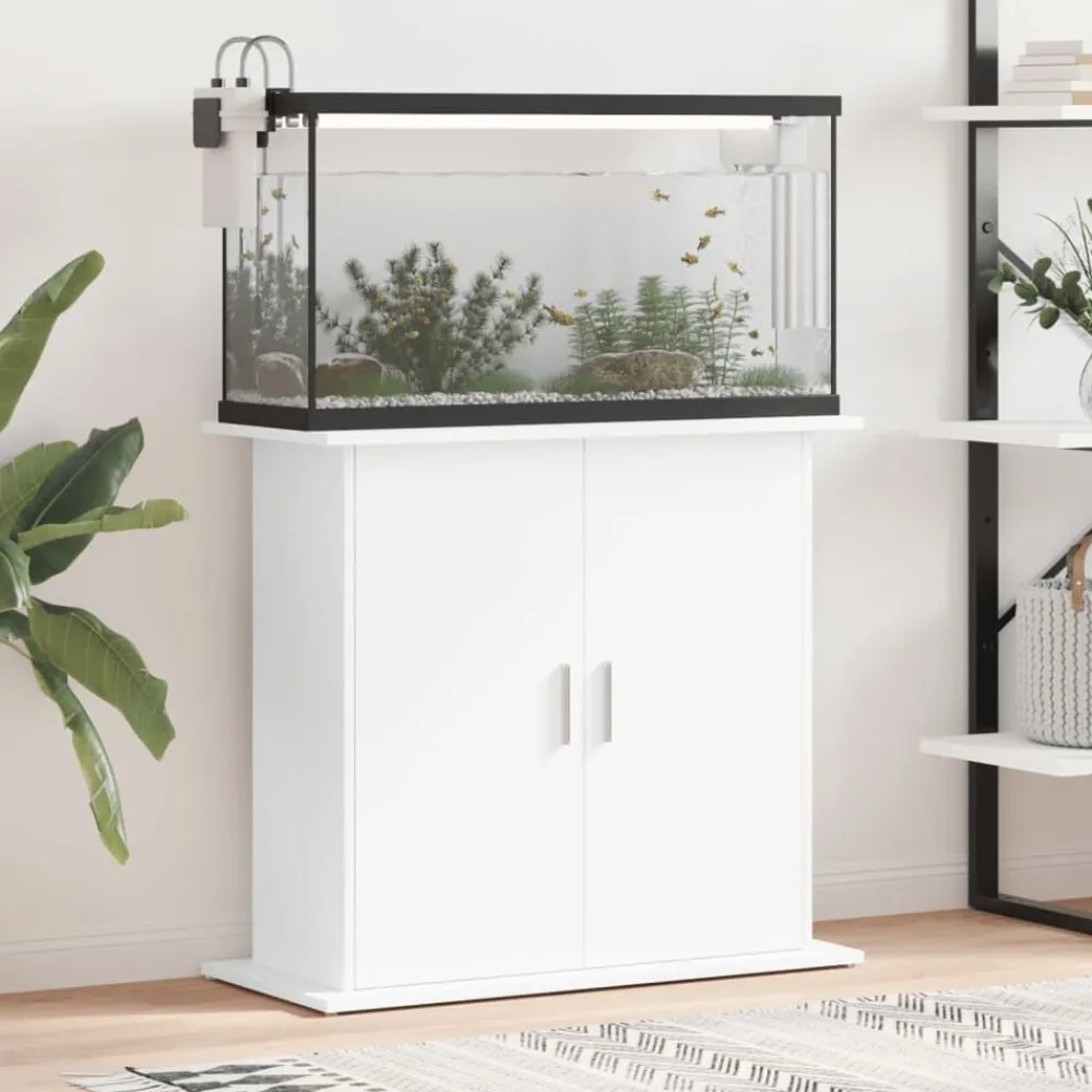 vidaXL Support pour aquarium 81x36x73 cm bois d'ingénierie
