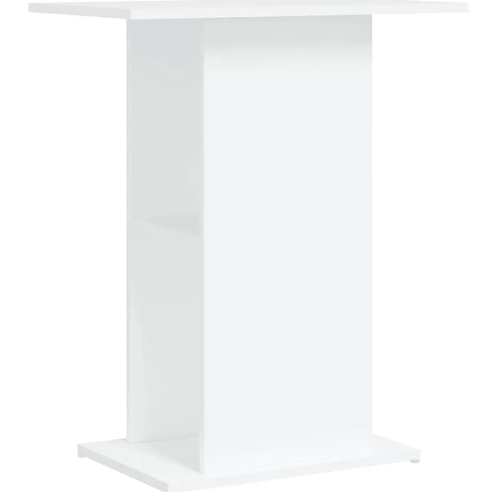 Articles Pour Animaux De Compagnie-vidaXL Support pour aquarium 60,5x36x72,5 cm bois d'ingénierie Blanc