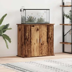 vidaXL Support pour aquarium 81x36x73 cm bois d'ingénierie