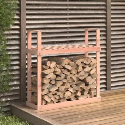 vidaXL Support pour bois de chauffage 110x35x108,5 cm Bois de douglas