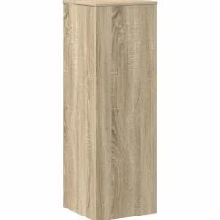 Pelouses & Jardins-vidaXL Support pour plantes chêne sonoma 33x33x100cm bois d'ingénierie Chêne sonoma