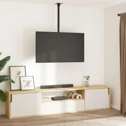 vidaXL Support TV au plafond pour écran 32-65" max VESA 400x400mm 40kg