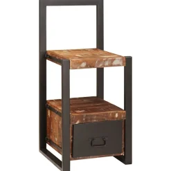 vidaXL Support valet 40 x 40 x 90 cm Bois Recyclé Solide