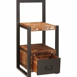 vidaXL Support valet 40 x 40 x 90 cm Bois Recyclé Solide