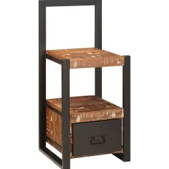 vidaXL Support valet 40 x 40 x 90 cm Bois Recyclé Solide