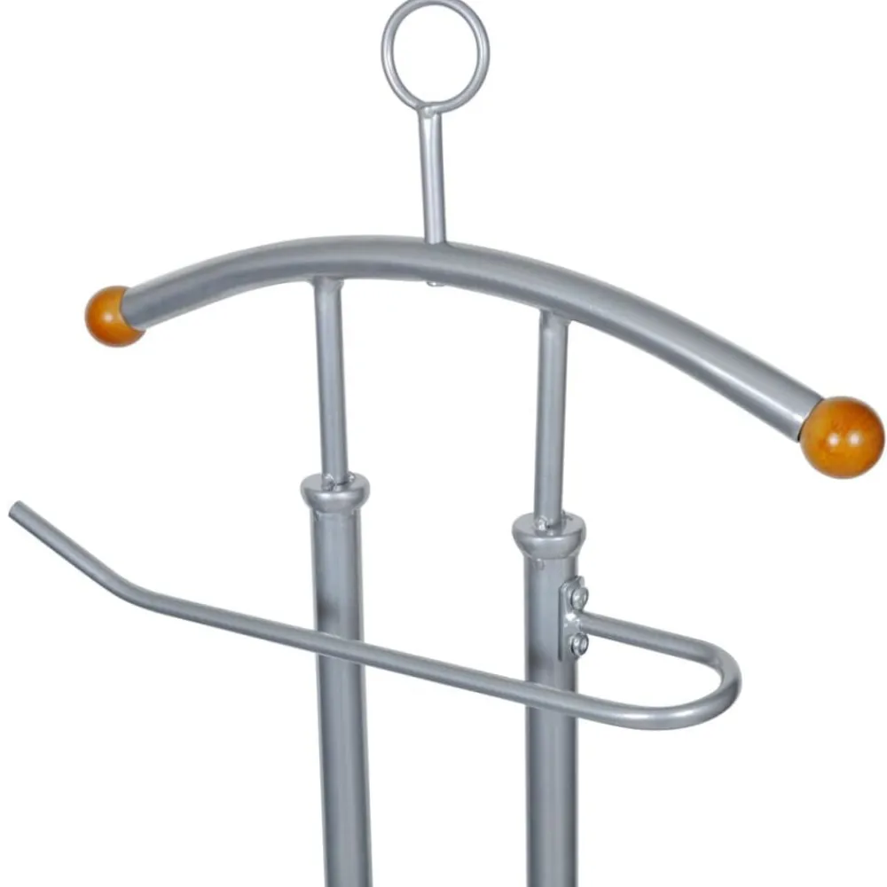 Produits Ménagers-vidaXL Support valet pour manteaux chemises Cadre en métal
