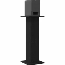 vidaXL Supports de haut-parleur 2 pcs Chêne noir