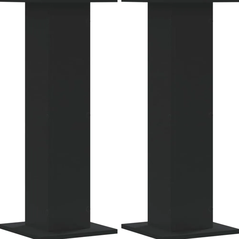 vidaXL Supports de haut-parleurs 2 pcs bois d'ingénierie