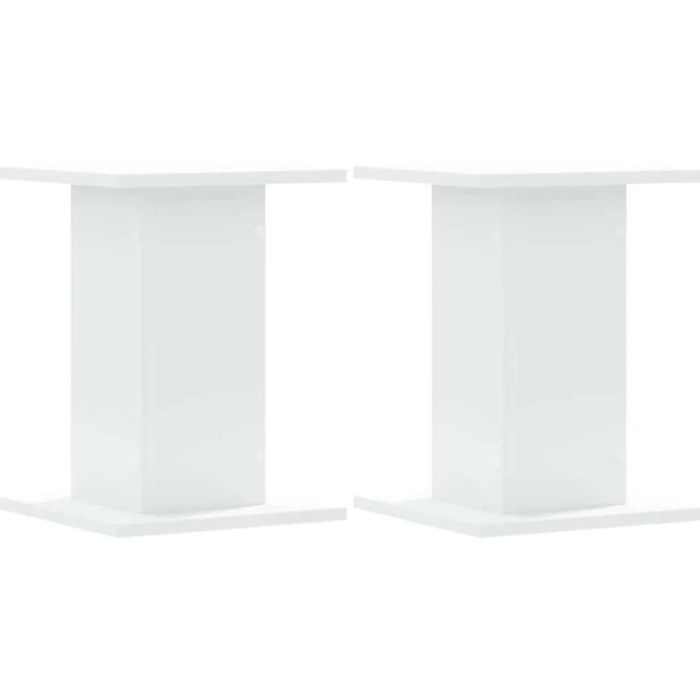 vidaXL Supports de haut-parleurs 2 pcs bois d'ingénierie